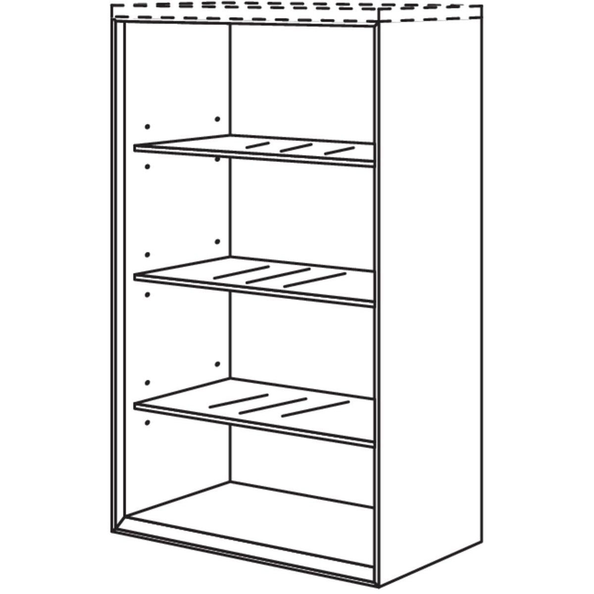 Nobilia Badezimmer-Facettenregal BMFR50-115 22875