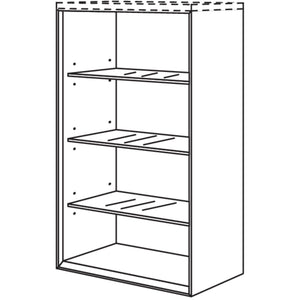 Nobilia Badezimmer-Facettenregal BMFR60-115 22876