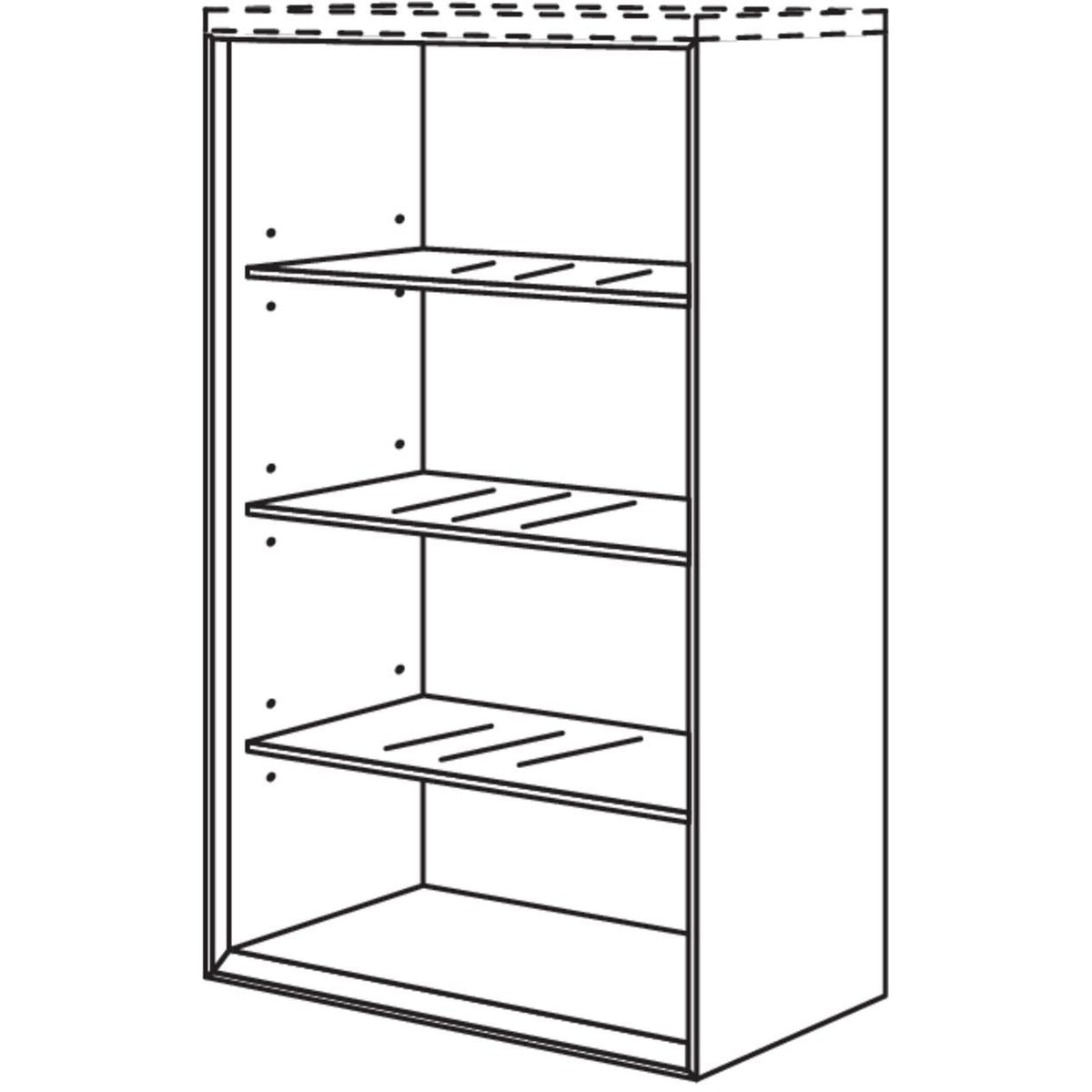 Nobilia Badezimmer-Facettenregal BMFR60-115 22876
