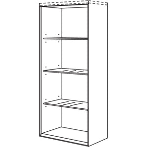 Nobilia Badezimmer-Facettenregal BMFR60-158 44876