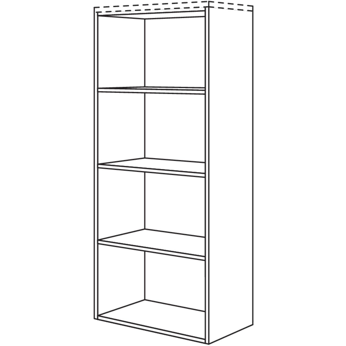 Nobilia Badezimmer-Midiregal BMR45-158 46307