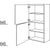 Nobilia Badezimmer-Midischrank BM2TM45-130 2968
