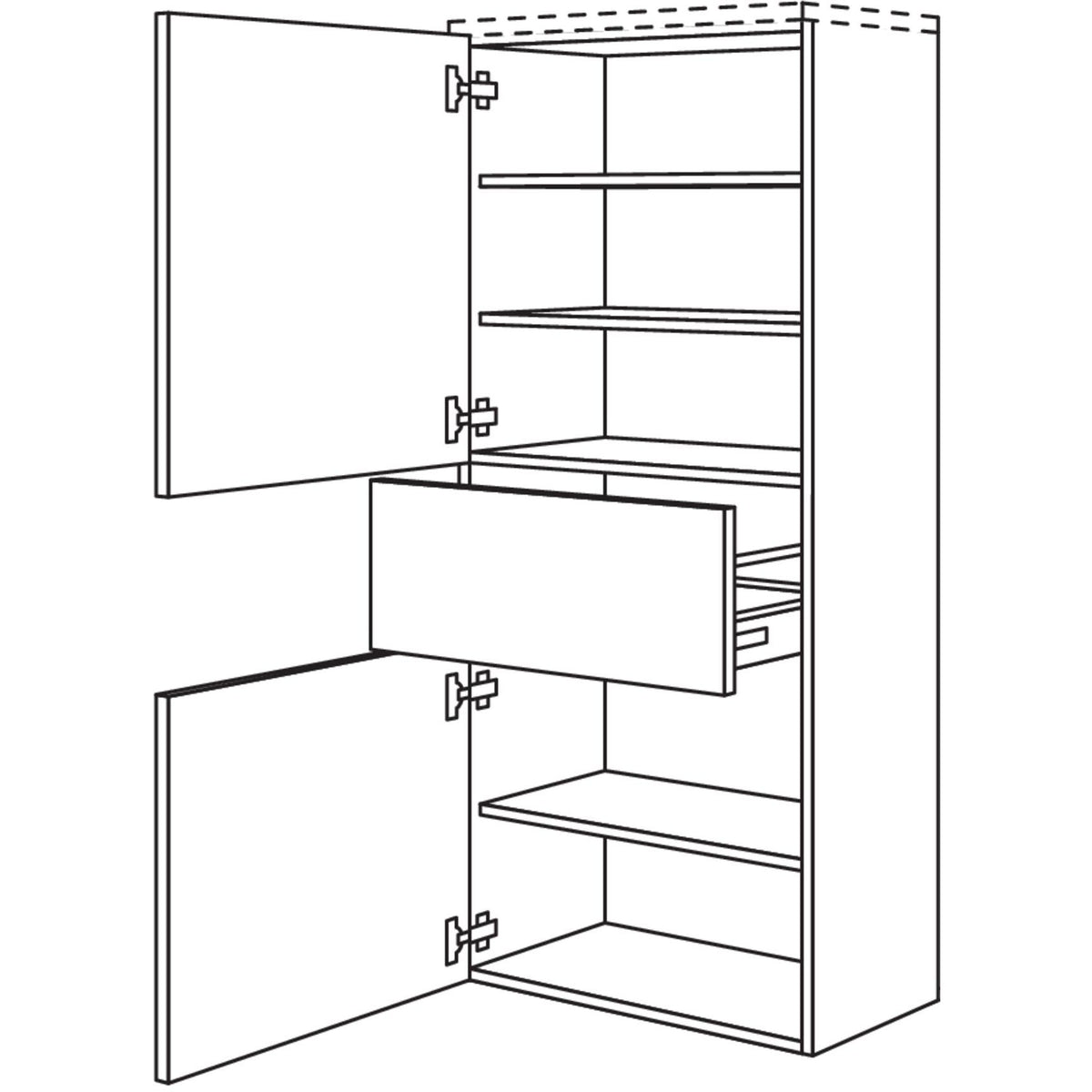 Nobilia Badezimmer-Midischrank BMA45-158 2952