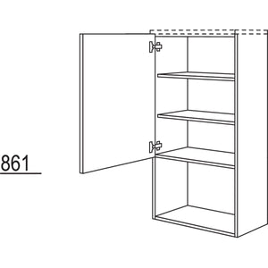 Nobilia Badezimmer-Midischrank BMF50-130 2973