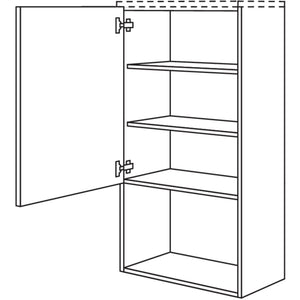 Nobilia Badezimmer-Midischrank BMF45-130 2972