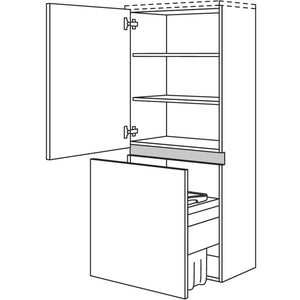 Nobilia Badezimmer-Midischrank Laundry-Carrier NBMWK60 67760