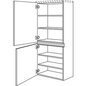 Nobilia Badezimmer-Midischrank NBM45-158 67767