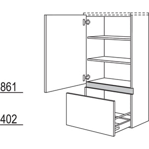 Nobilia Badezimmer-Midischrank NBMA30-130 67751