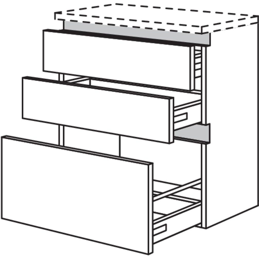Nobilia Badezimmer-Sideboard NBS2SA40-72 67704