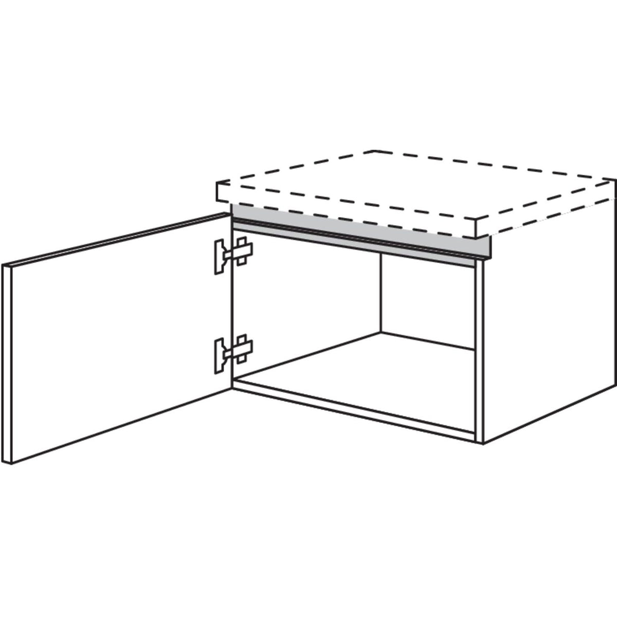 Nobilia Badezimmer-Unterschrank NBU30-43 67423