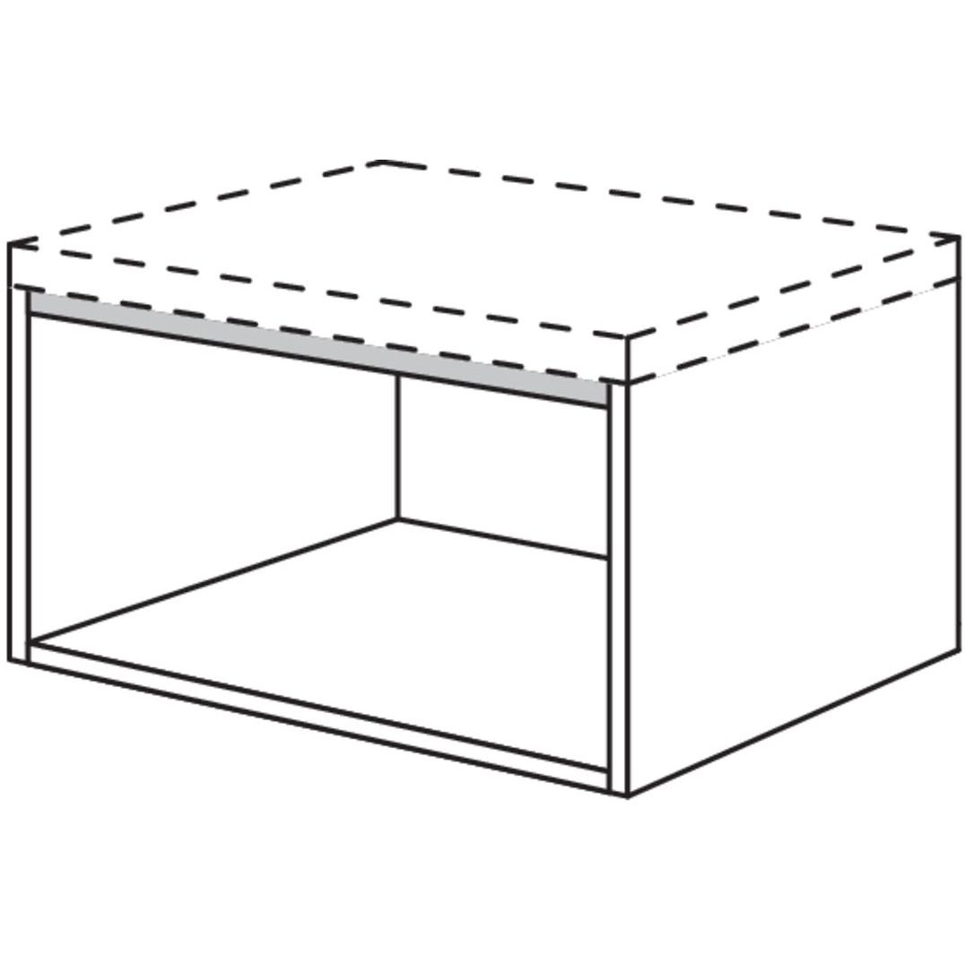 nobilia base cabinet shelf BUR60-36 60 cm