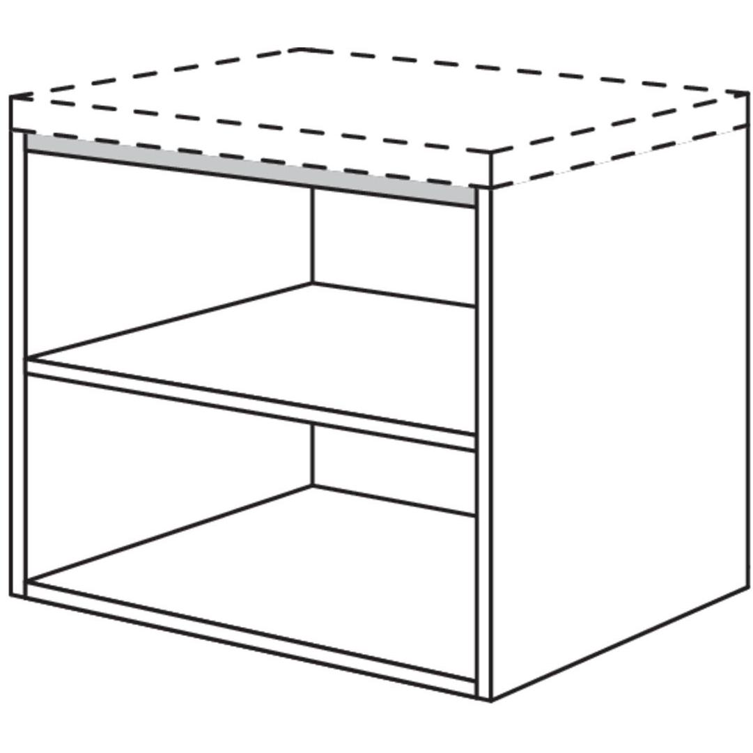 nobilia base cabinet shelf BUR40-58 40 cm