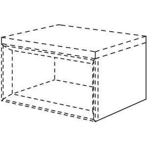 Nobilia Badezimmer-Unterschrankregal fuer Regaleinsatz Case BURC60-36 2371