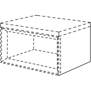 Nobilia Badezimmer-Unterschrankregal fuer Regaleinsatz Case BURC45-36 2367