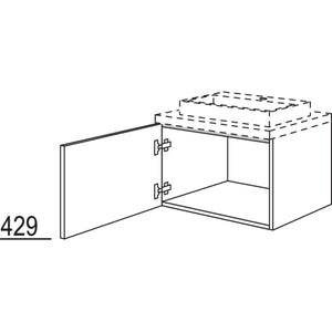 Nobilia Badezimmer-Waschtischschrank BW60-43 2417