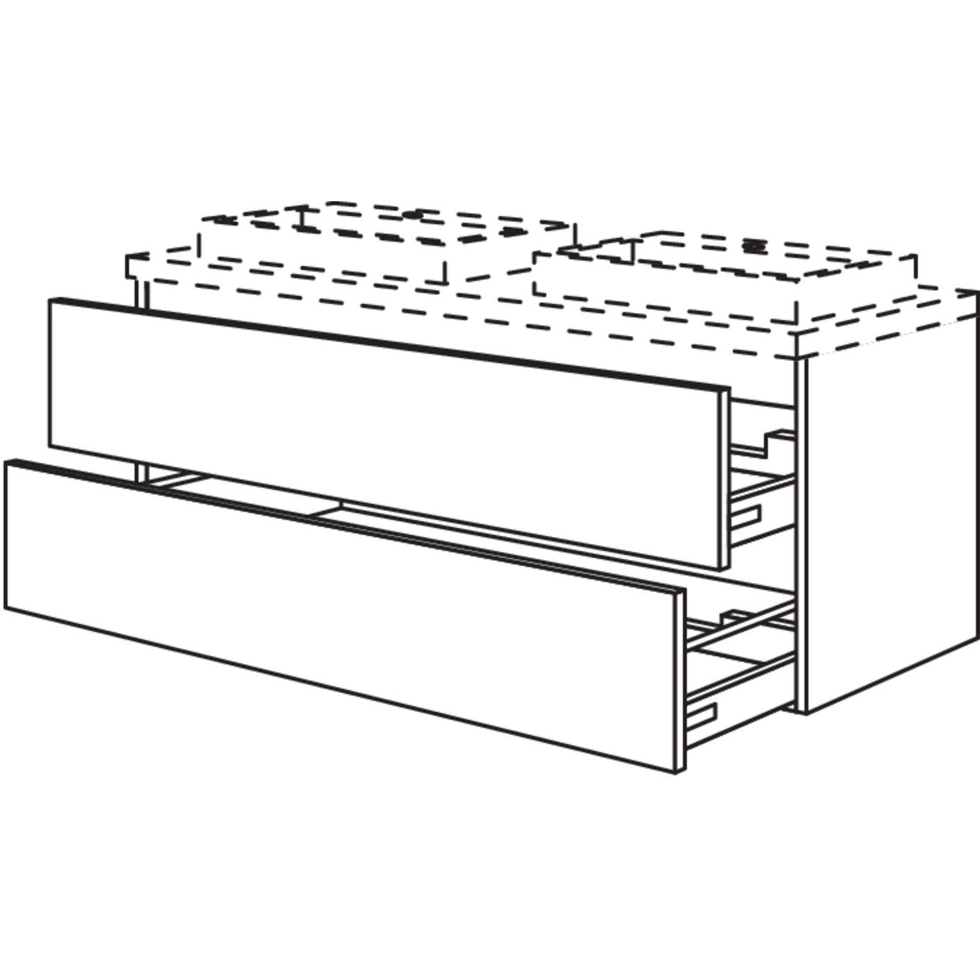 nobilia armario de lavabo BWASA120-58 120 cm