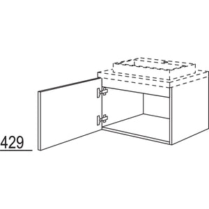 Nobilia Badezimmer-Waschtischschrank BWB40-43 2423