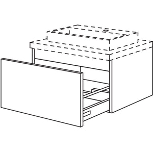 Nobilia Badezimmer-Waschtischschrank BWBA50-36 2344