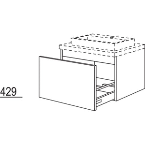 Nobilia Badezimmer-Waschtischschrank BWBA50-43 2494