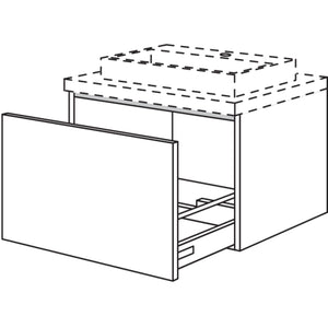 Nobilia Badezimmer-Waschtischschrank BWDA45-43 2483