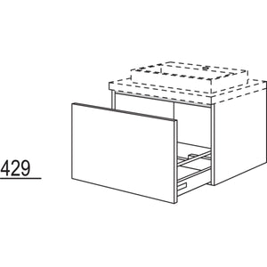 Nobilia Badezimmer-Waschtischschrank BWDA45-43 2483