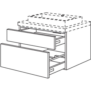 Nobilia Badezimmer-Waschtischschrank BWSA30-43 2461