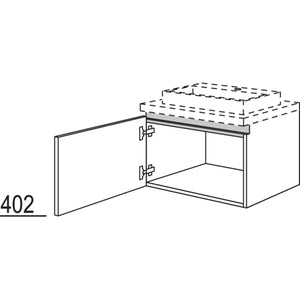 Nobilia Badezimmer-Waschtischschrank NBW60-43 67406