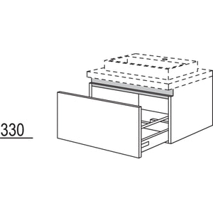 Nobilia Badezimmer-Waschtischschrank NBWA60-36 67335
