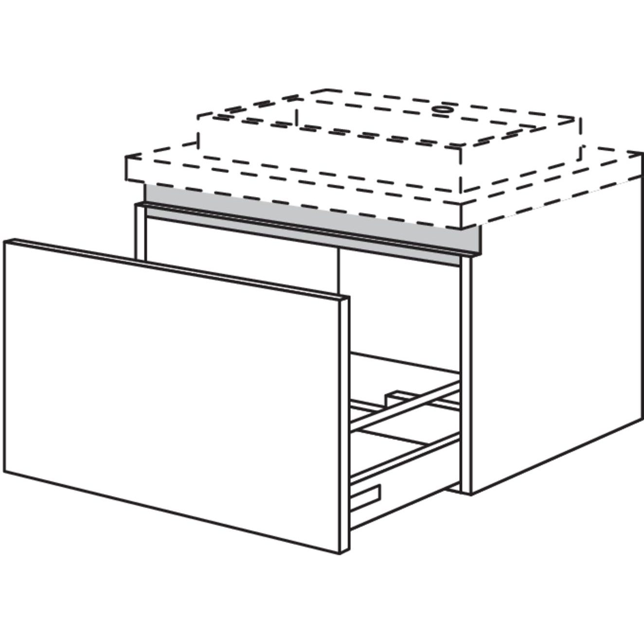 nobilia meuble-lavabo NBWA80-43 80 cm
