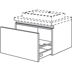Nobilia Badezimmer-Waschtischschrank NBWA90-43 67437