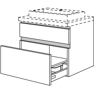 Nobilia Badezimmer-Waschtischschrank NBWA60-55 67545