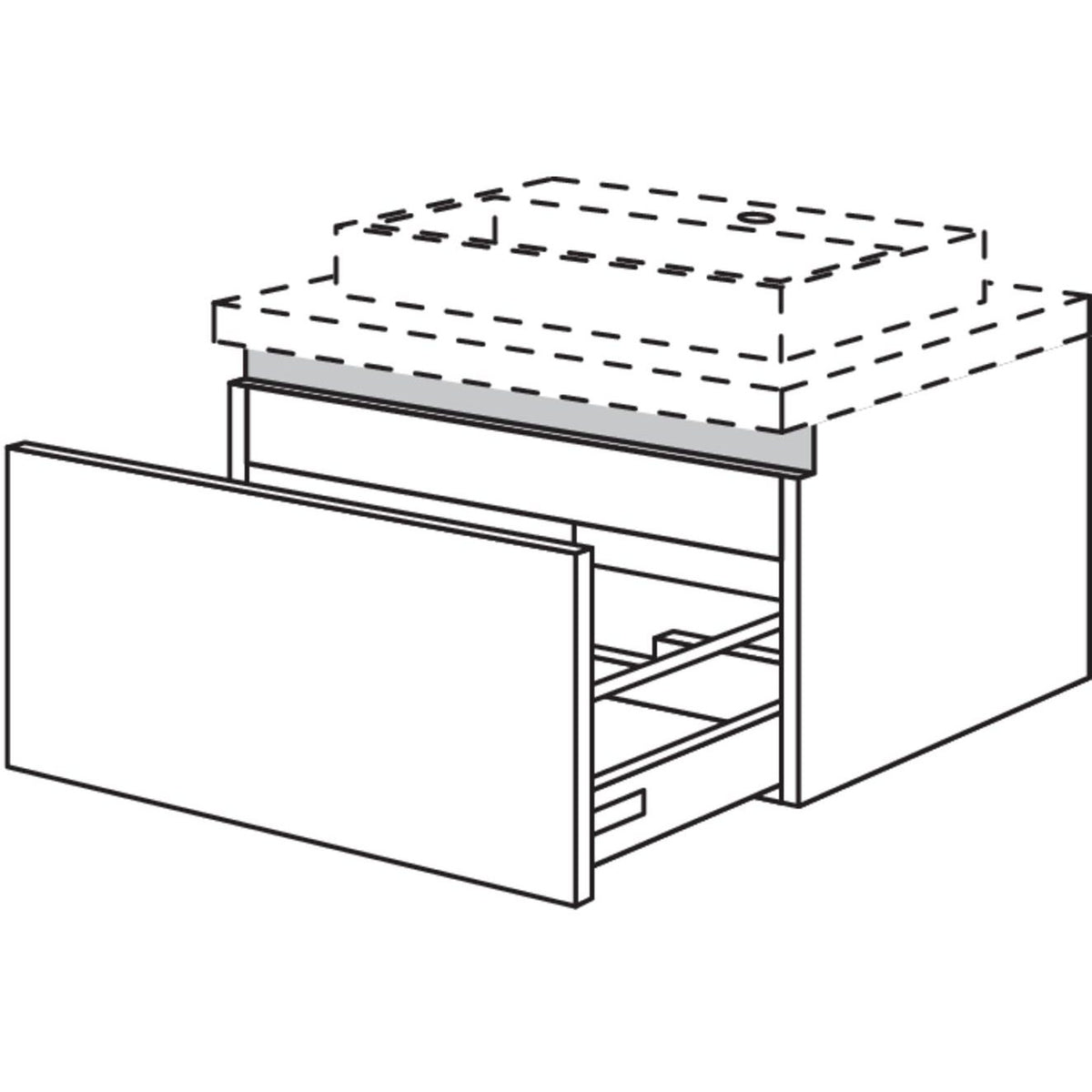 Nobilia Badezimmer-Waschtischschrank NBWBA30-36 67341