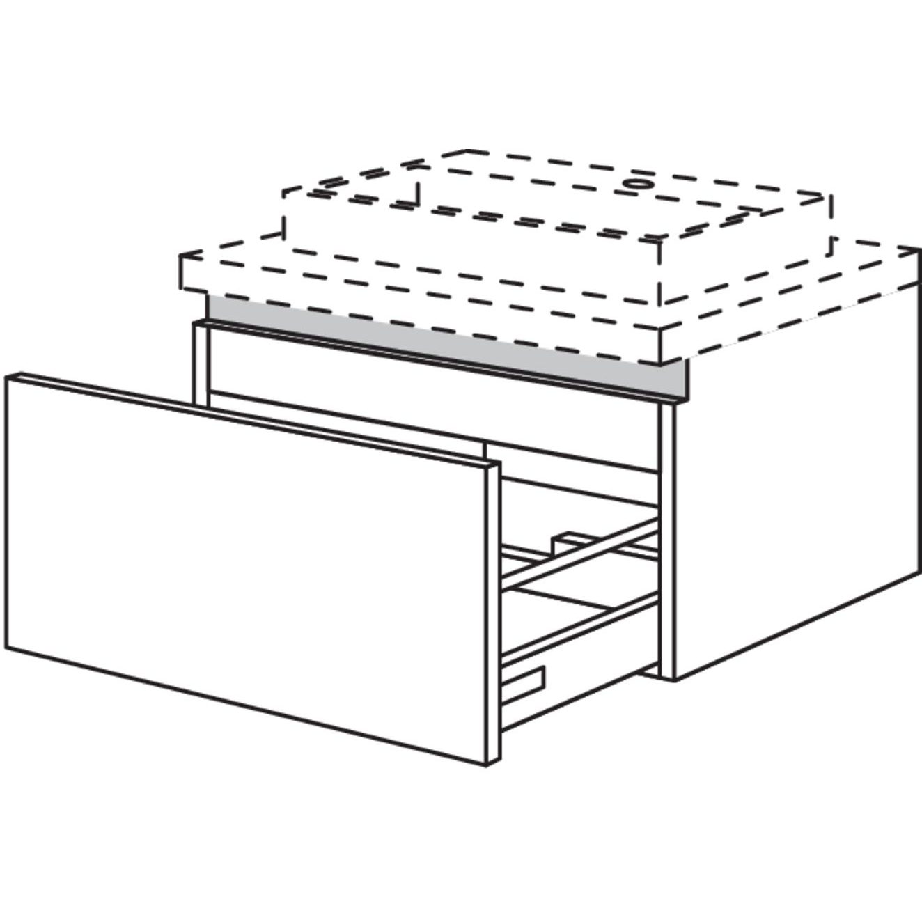 nobilia washbasin cabinet NBWBA120-36 120 cm