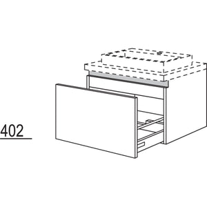Nobilia Badezimmer-Waschtischschrank NBWBA60-43 67446