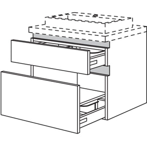 Nobilia Badezimmer-Waschtischschrank NBWSA30-55 67531