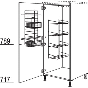 Nobilia Besen-- Geraeteschrank HDB40 28515