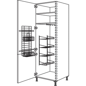 Nobilia Besen-- Geraeteschrank NHSB40-2 36167