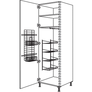 nobilia Besen-- Geraeteschrank NHSBF60-3 53147
