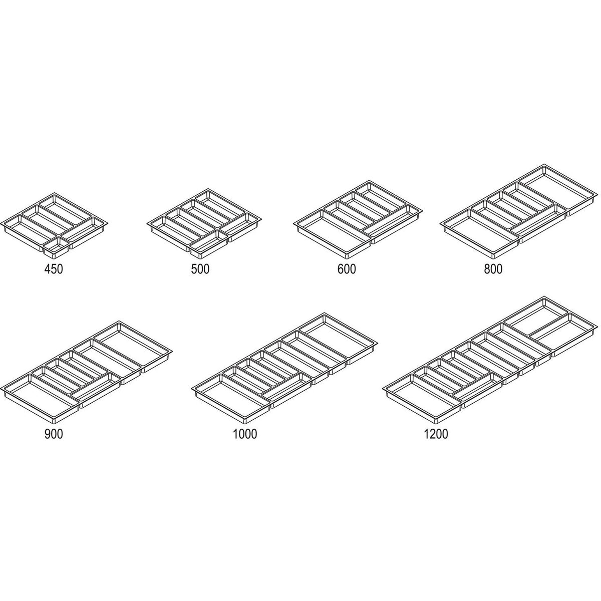 nobilia Besteckeinsatz Depot BE40D 10018