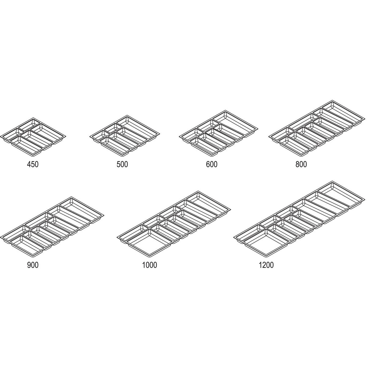 nobilia Besteckeinsatz Youno BE45-46Y 10010