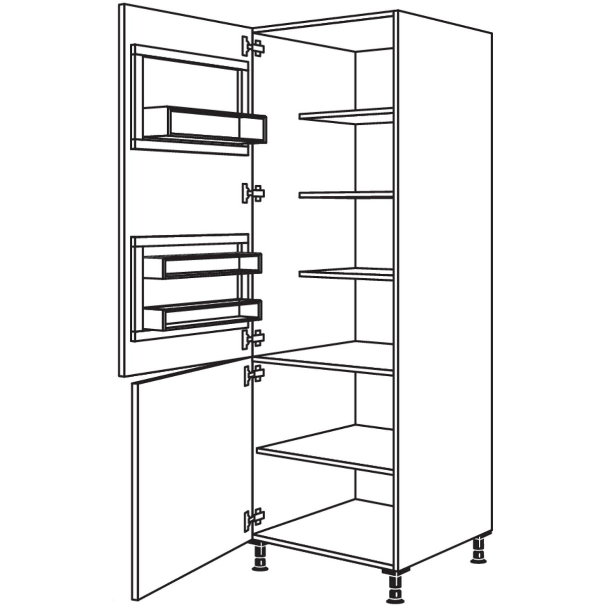 nobilia Breakfastschrank BKFST60-1 24151