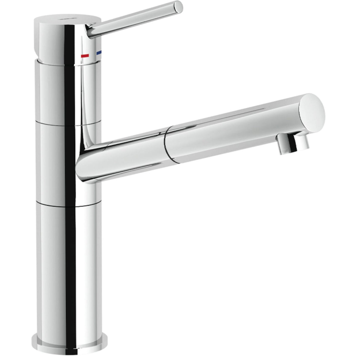 Nobilia CARLO NOBILI- Hochdruck- Einhebelmischbatterie Snow mit Brause- Mischbatterie 17660 17660