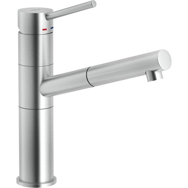 Nobilia CARLO NOBILI- Hochdruck- Einhebelmischbatterie Snow mit Brause- Mischbatterie 17664 17664