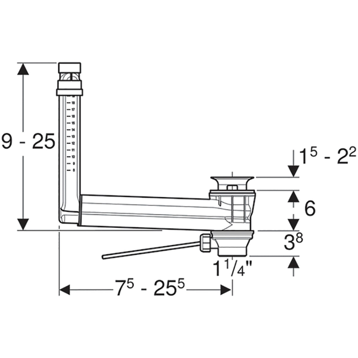 nobilia Clou Ab- und Ueberlauf 17715 17715