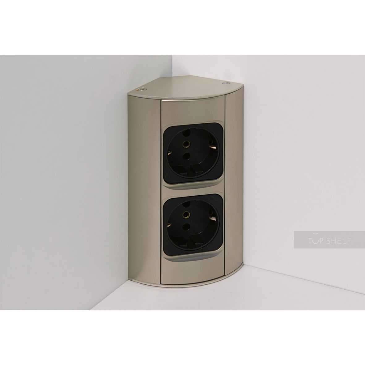 Nobilia Doppelsteckdose Corner CORN-F 33316