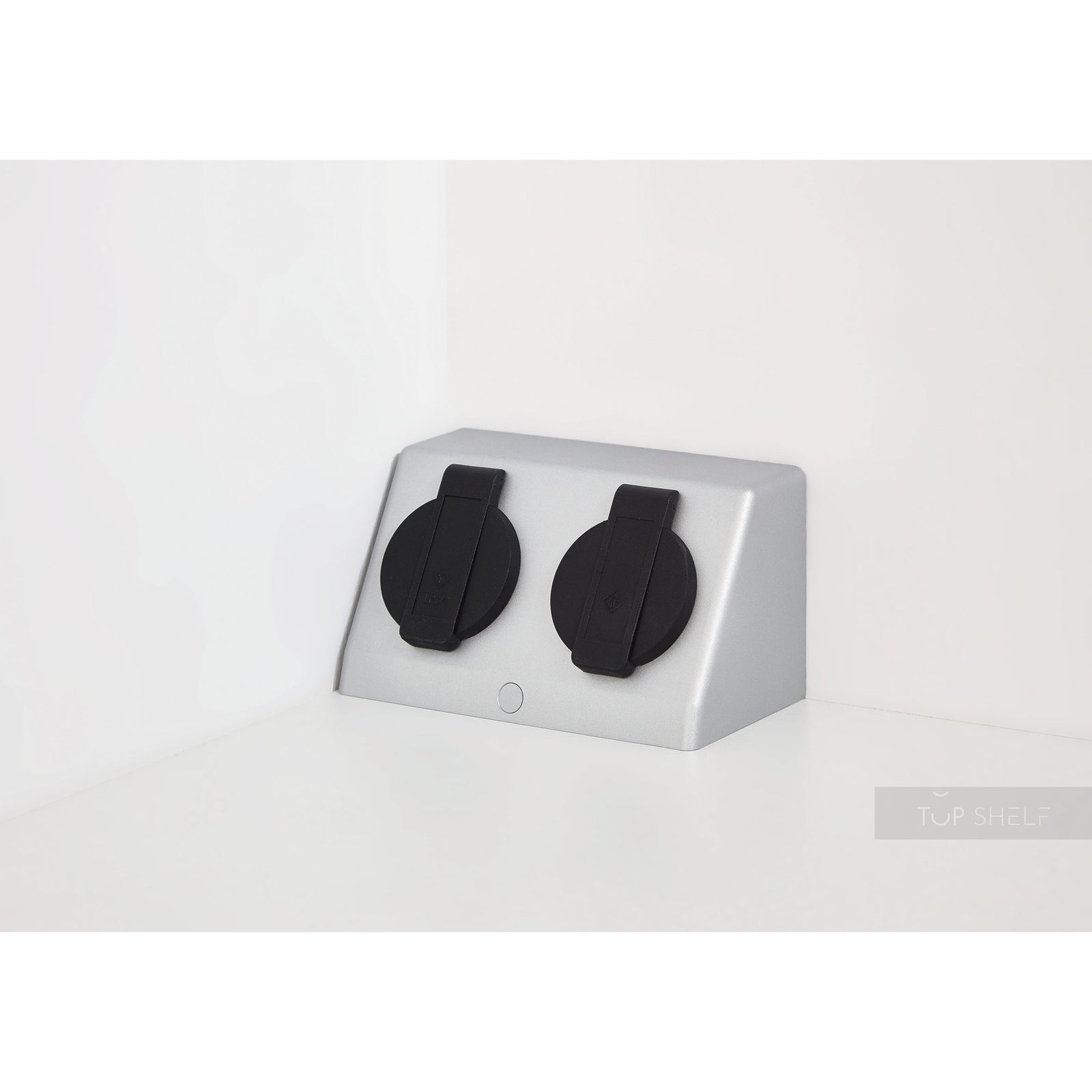 Doppelsteckdose DSDSP-F zur Montage in Spiegelschränke WBSP IP44 Zweifach-Steckdose mit Berührungsschutz