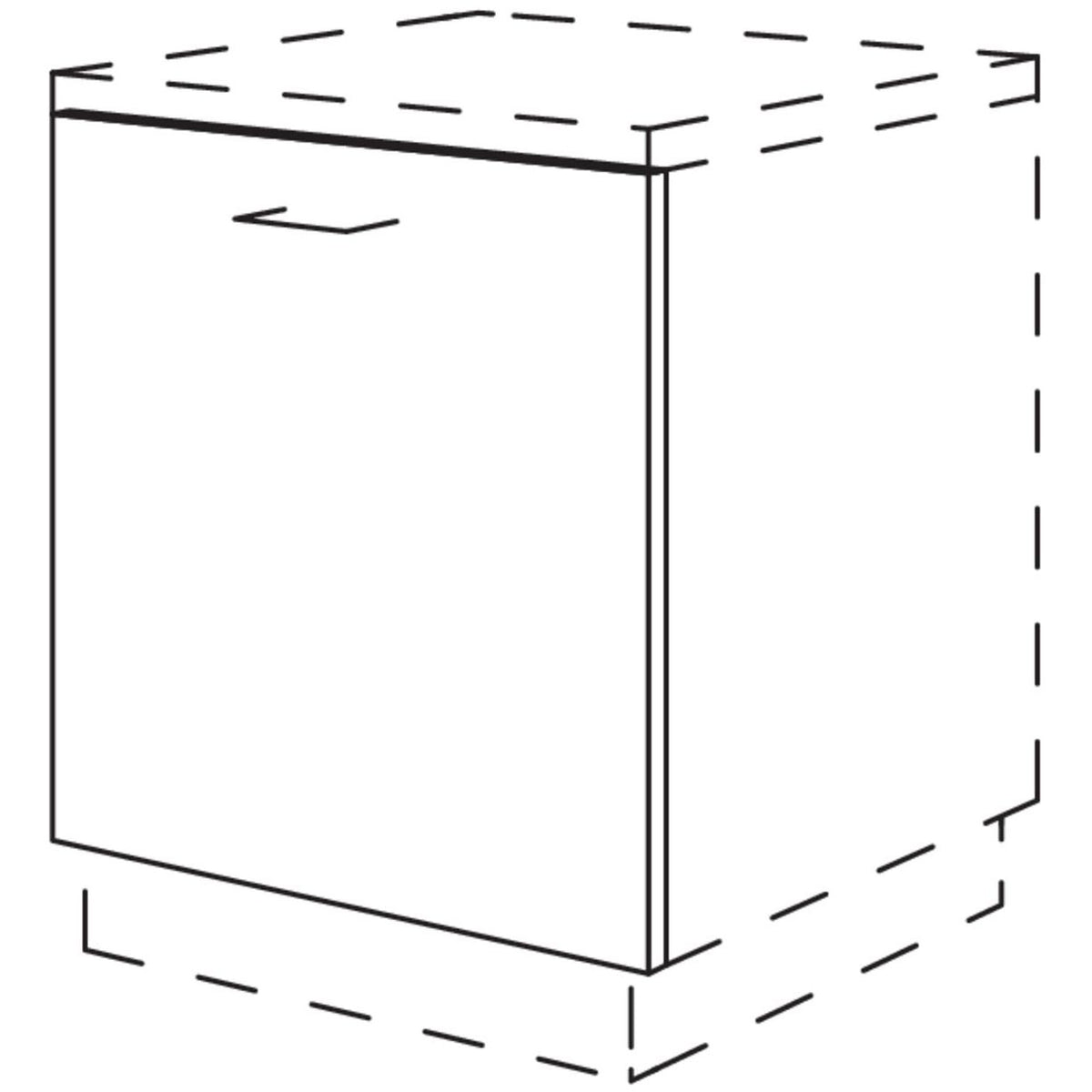 Nobilia Durchgehende Tuerfront GSBD60-I 39866