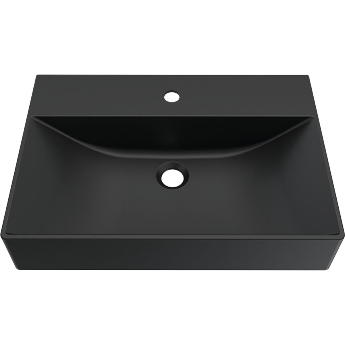 ELLECI- Moebelwaschtisch PURO 60- Duratek-- ohne Ueberlauf 87825 87825