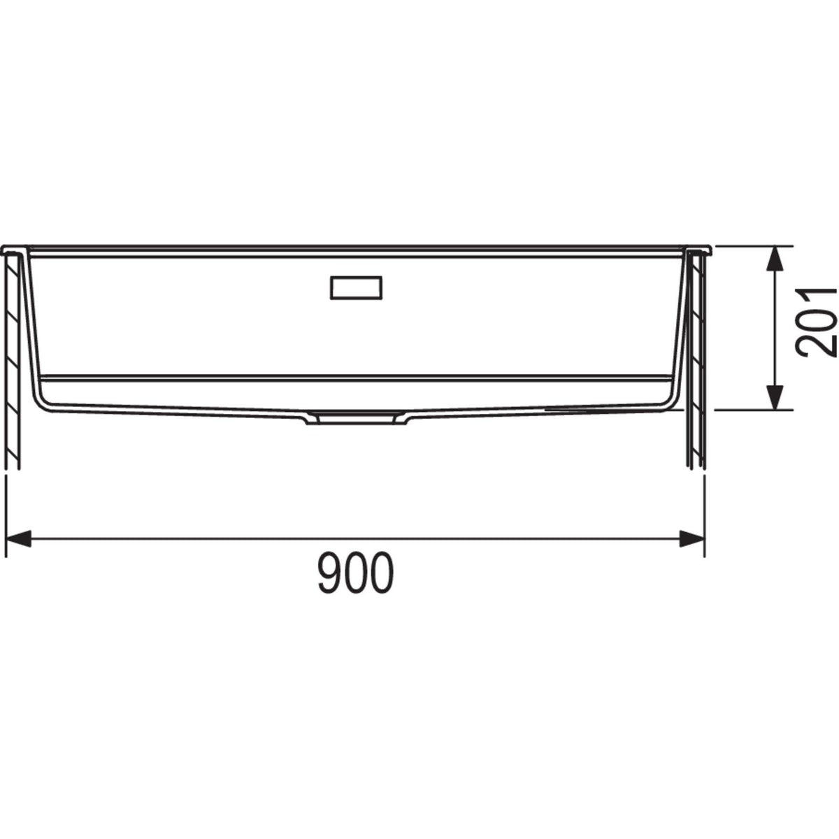 Nobilia ELLECI ELLECI--amp-nbsp-Einbauspuele-amp-nbsp- Best 360- aus KERATEK-PLUS- 87689 87689