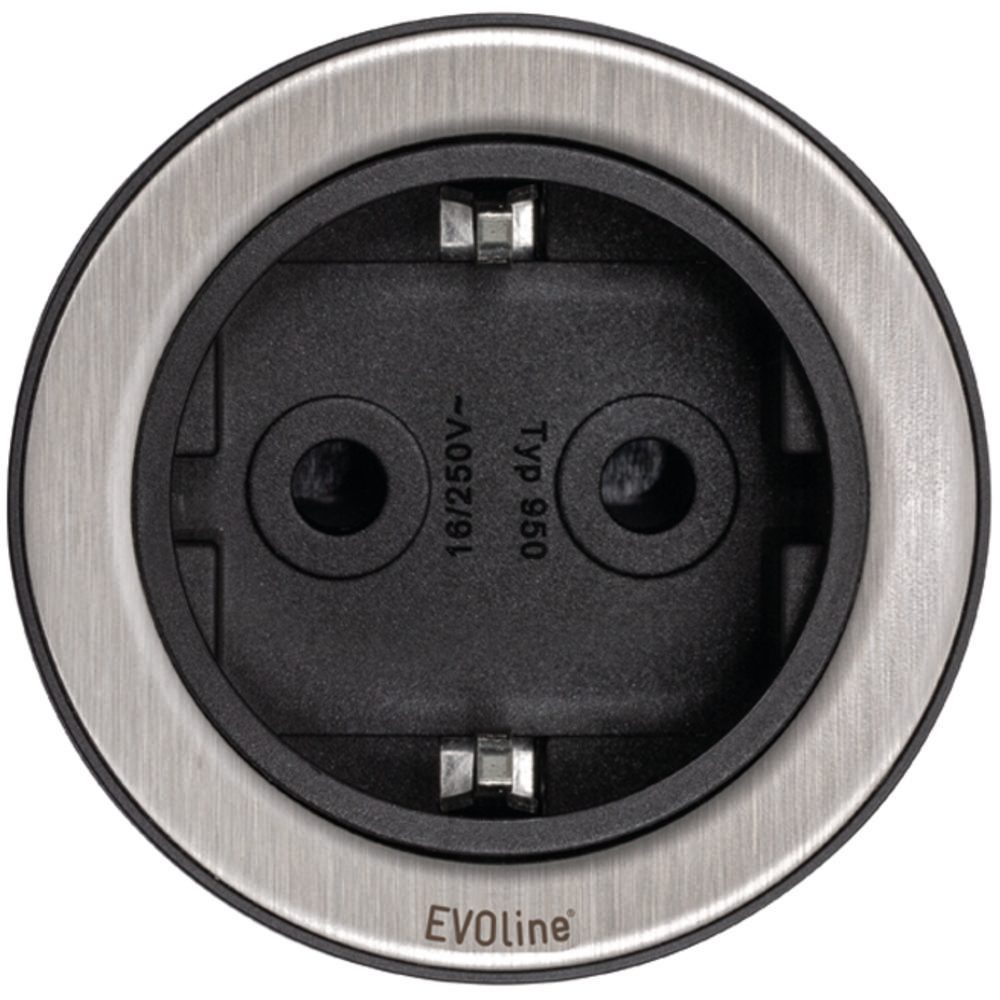 Nobilia EVOline One Einzelsteckdose ONE-F 36217